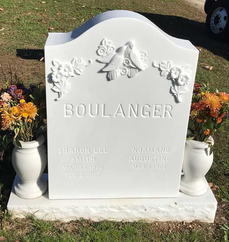loved one's headstone